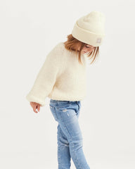 Kids Beacon Beanie in Bone