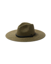 Seaside Packable Fedora in Black & Bronze