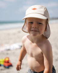 Kids Surfari Cap in Khaki