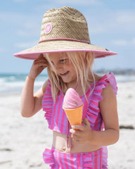 Kids Signature Lifeguard in Solid Pink