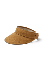 Perla Packable Visor in Tan