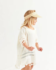 Capri Visor in Blonde - Big Kids