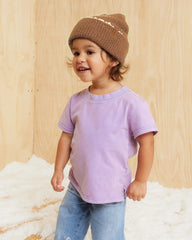 Kids Hawthorne Fleck Beanie in Sand