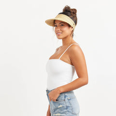 Capri Visor in Blonde