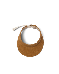 Perla Packable Visor in Tan