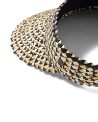 Capri Visor in Pepper