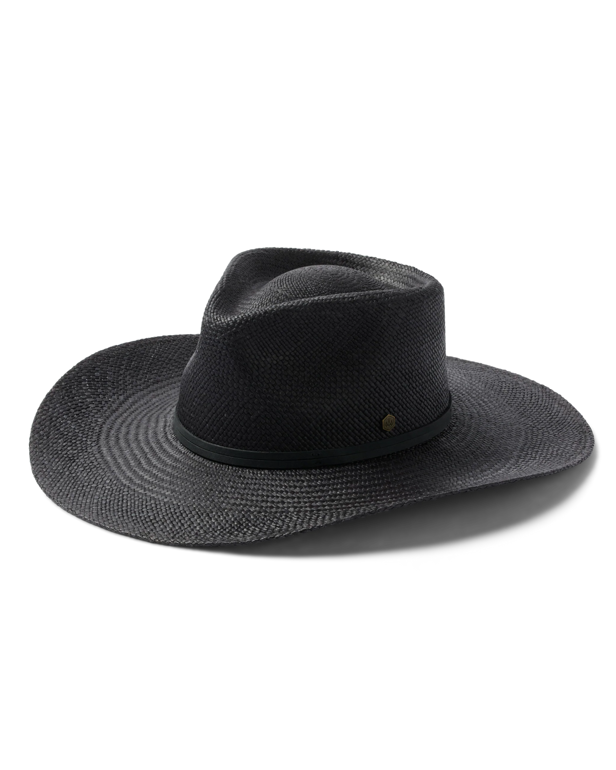 Lazo Panama Straw Cowboy in Black