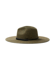 Seaside Packable Fedora in Black & Bronze